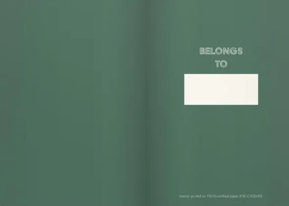 Notebook Deluxe A5 dark green