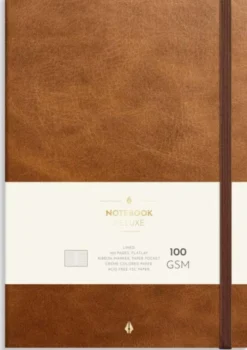 Notebook Deluxe B5 brown