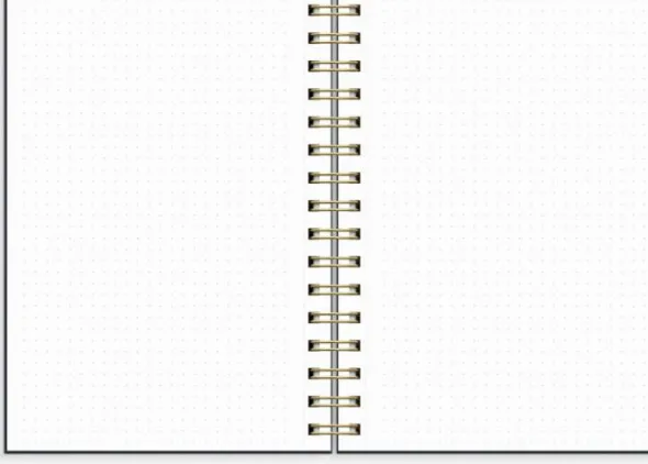 Notebook Dotted A5 Flowery