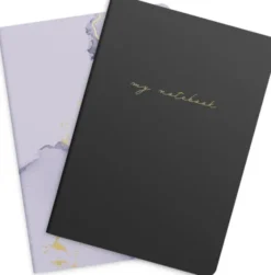 Notebook Lilac & Black 2-pack