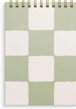 Notebook lined A6 Checkered