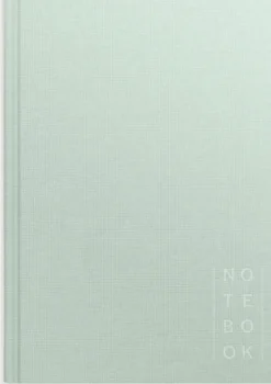 Notebook Textile green lined A5