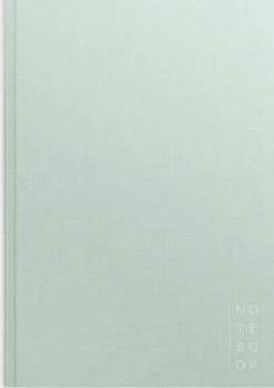 Notebook Textile green lined A4