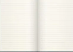 Notebook Textile light blue lined A5