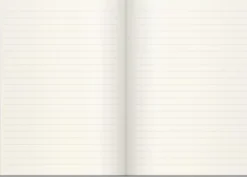 Notebook Textile light grey lined A5