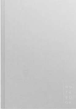 Notebook Textile light grey lined A4