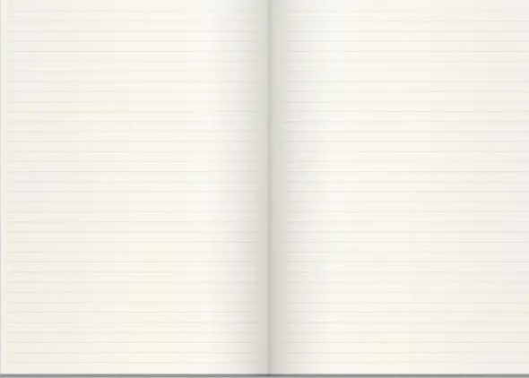 Notebook Textile light grey lined A4