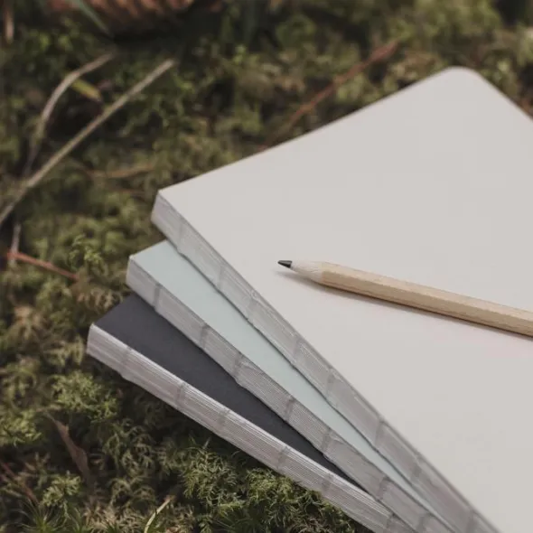 Notebook Thread Bound 120p Plain Oat Fields