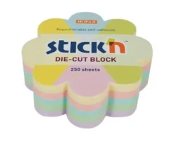 Notes Stick`n Notes 67x67mm kub Blomma