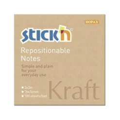 Notisblock 76x76 100 Blad Kraftpapper