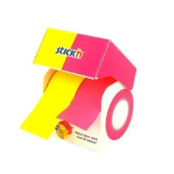 Notisrulle Extra Sticky 2x25mmx10m Neon