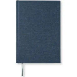 Olinjerad Blank Book A5 256 sidor Dark Denim