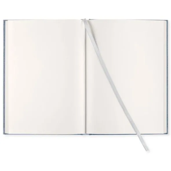 Olinjerad Blank Book A5 - 128 sidor denim