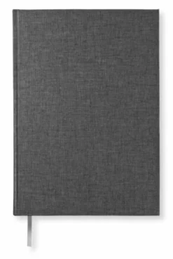 Olinjerad Blank Book A4 192 sidor Graphite