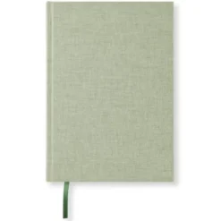 Olinjerad Blank Book A5 - 128 sidor Green Leaf