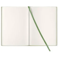 Olinjerad Blank Book A5 - 128 sidor Green Leaf