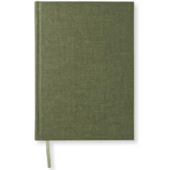 Olinjerad Blank Book A5 256 sidor Khaki Green