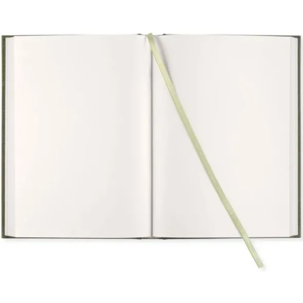 Olinjerad Blank Book A5 256 sidor Khaki Green