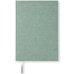 Olinjerad Blank Book A5 - 128 sidor Misty Green