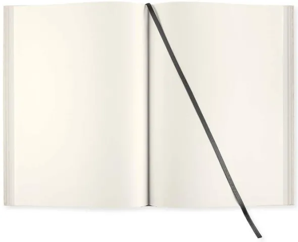 Olinjerad Blank Book A4 192 sidor Rough Linen