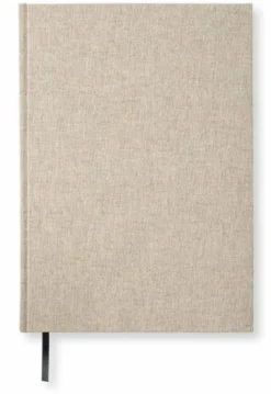 Olinjerad Blank Book A4 192 sidor Rough Linen