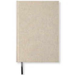 Olinjerad Blank Book A5 - 128 sidor Rough Linen