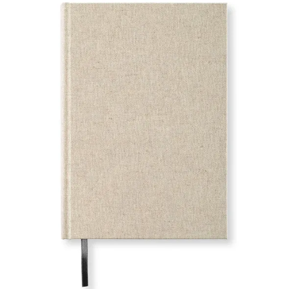 Olinjerad Blank Book A5 256 sidor Rough Linen
