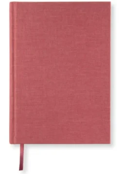 Olinjerad Blank Book A5 - 128 sidor Red Twist