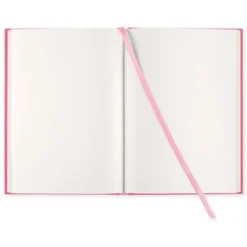 Olinjerad Blank Book A5 - 128 sidor Raspberry Sorbet