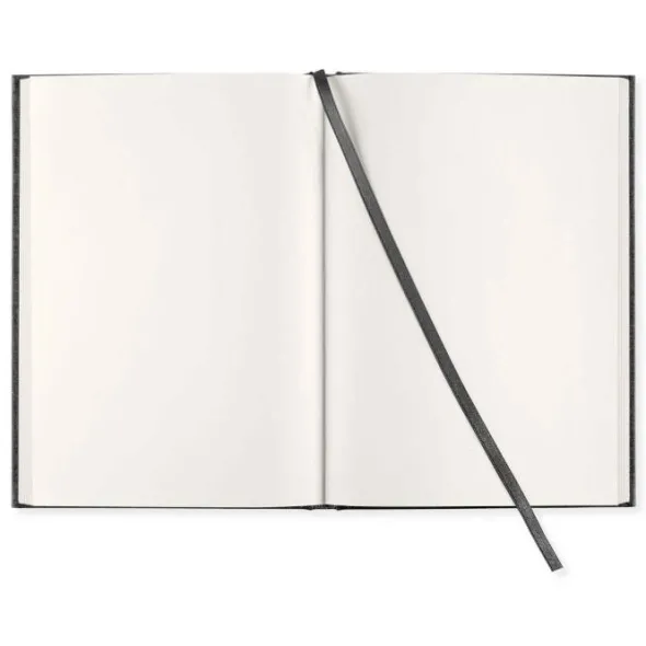 Olinjerad Blank Book A5 - 128 sidor Transparent Black