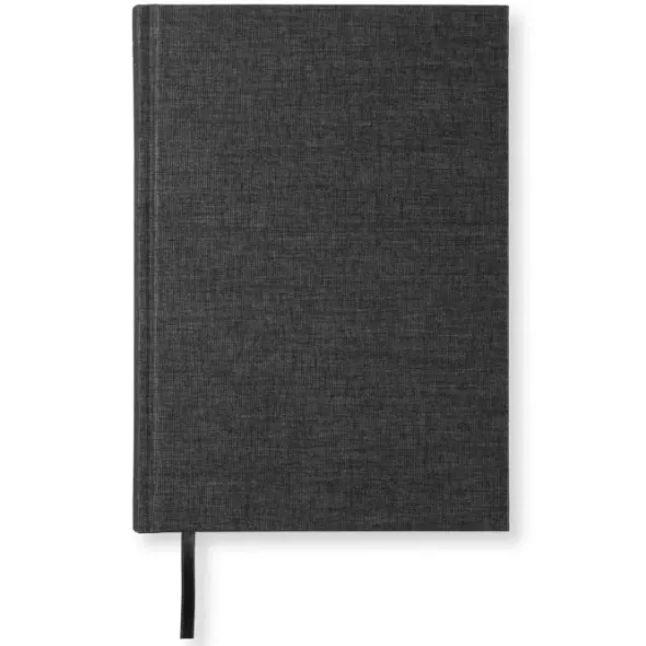 Olinjerad Blank Book A5 - 128 sidor Transparent Black