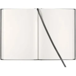Olinjerad Blank Book A5 256 sidor Transparent Black