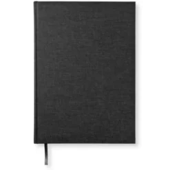 Olinjerad Blank Book A4 192 sidor Transparent Black