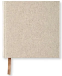 Olinjerad Blank Book 185x185 Rough Linen