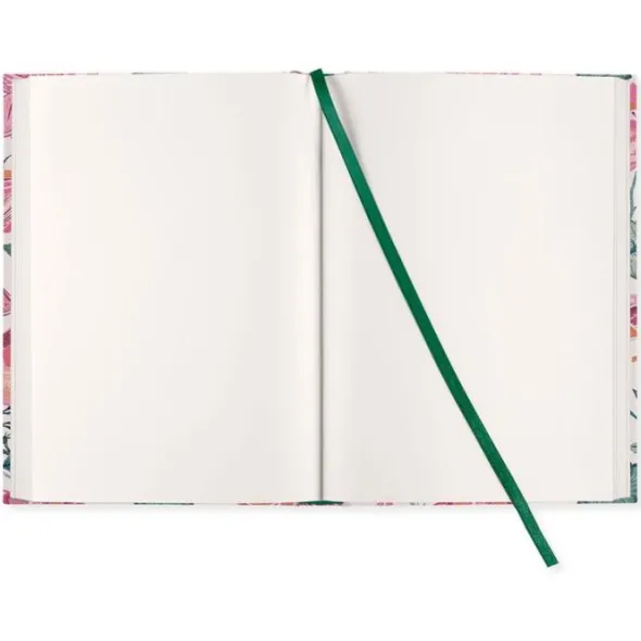 Olinjerad Notebook A5 176 sidor Pink Flowers