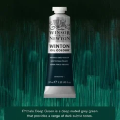 Oljefärg W&N Winton 37ml (Phthalo Deep Green 048)