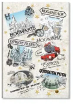 Paperblanks Notebook A4 The Wizarding World Notebook lined