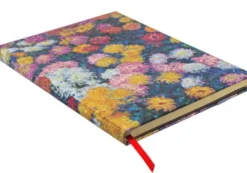 Paperblanks Notebook lined Ultra Monet´s Chrysanthemums