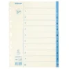 Pappersregister JOPA A4 1-10 vit/blå