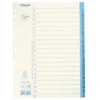 Pappersregister JOPA A4 1-20 vit/blå