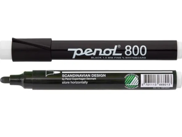 Penol 800 Whiteboardpenna 1,5mm svart