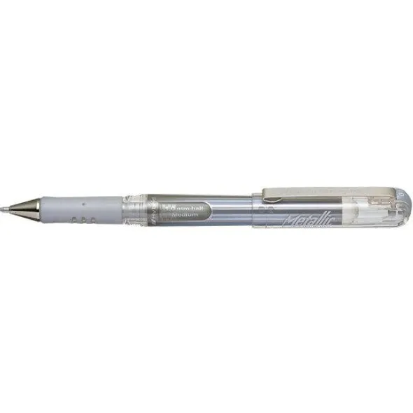 Pentel Hybrid Gel roller 1mm silver
