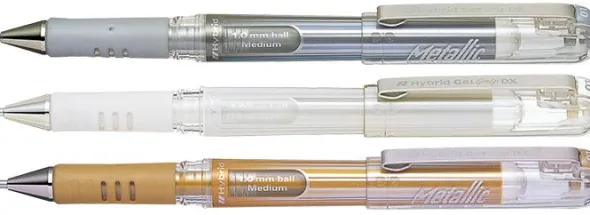 Pentel Hybrid Gel roller 1mm vit
