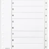 Plastregister A4 1-10 vit