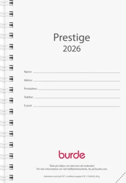 Prestige kalenderrefill 2026