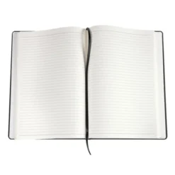 PU Notebook A4 linjerad Svart