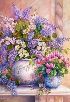 Pussel Lilac Flowers, 1500-bitarspussel