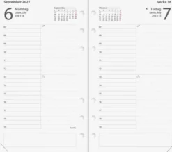 Regent kalendersats Agenda 2027 (9,5x17,1cm)