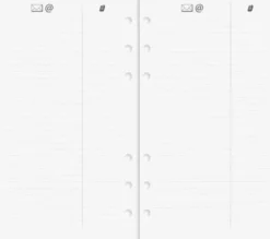 Regent Systemkalender svart skinn 2027