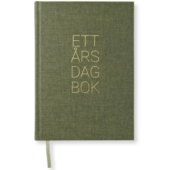 1-årsdagbok A5 Khaki Green